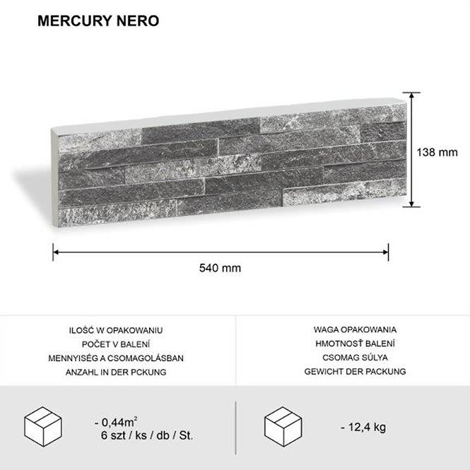 Kamen Mercury  Nero pak=0,44 m2