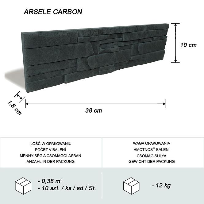 Kamen Arsele Carbon pak=0.38 m2