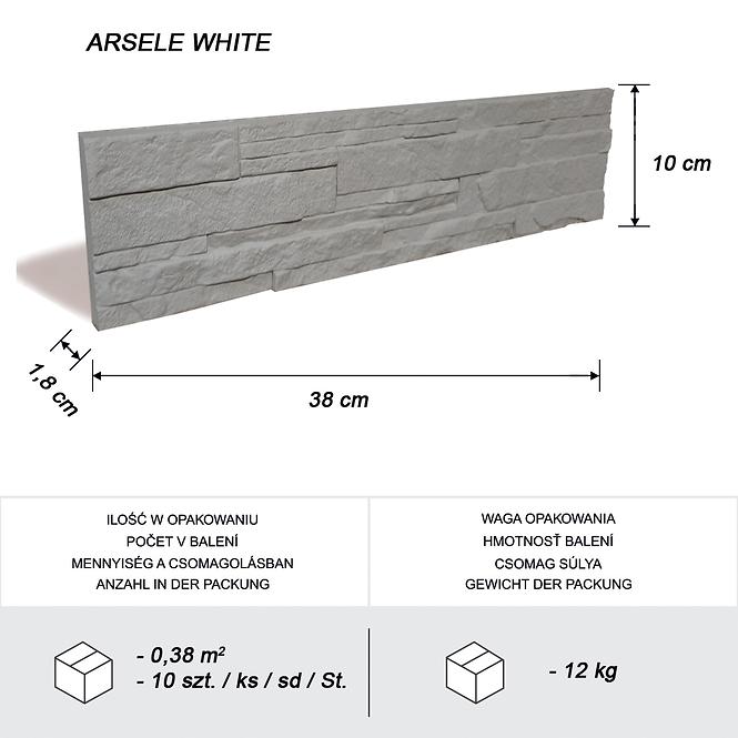 Kamen Arsele White pak=0.38 m2