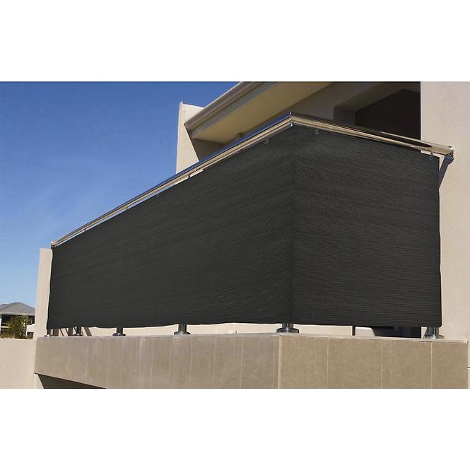 Zaštita od pogleda za balkon 90/500 cm grafit