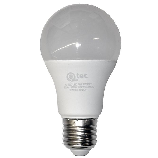LED Žarulja QTEC A60 9W E27 2700K