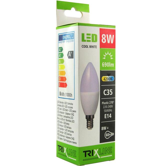 TR LED Žarulja C35 8W 4200K 688lm E14